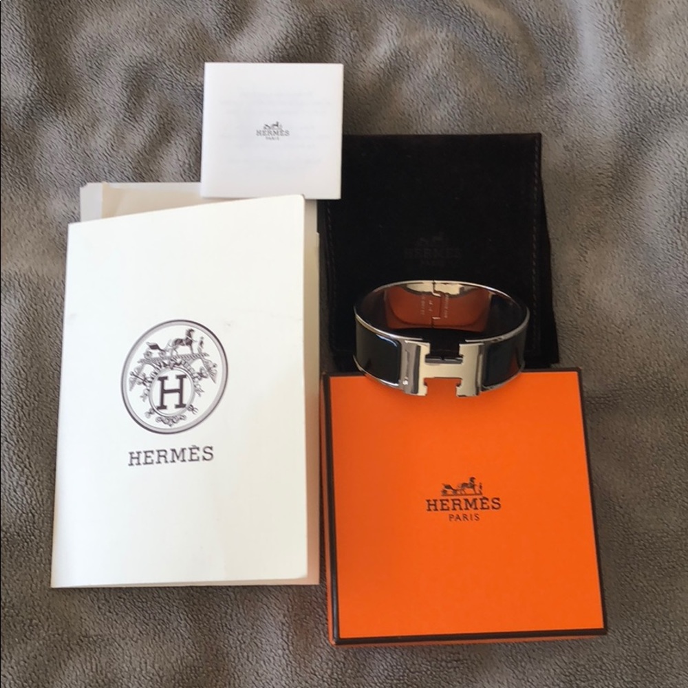 Hermes wide (medium) clic clac bracelet